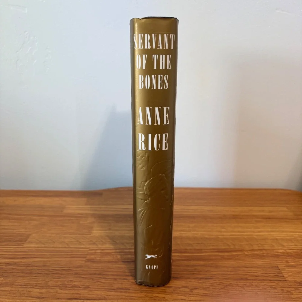 Anne Rice Servant of the Bones First Edition Hardcover Book‎ & Dustjacket 1996
